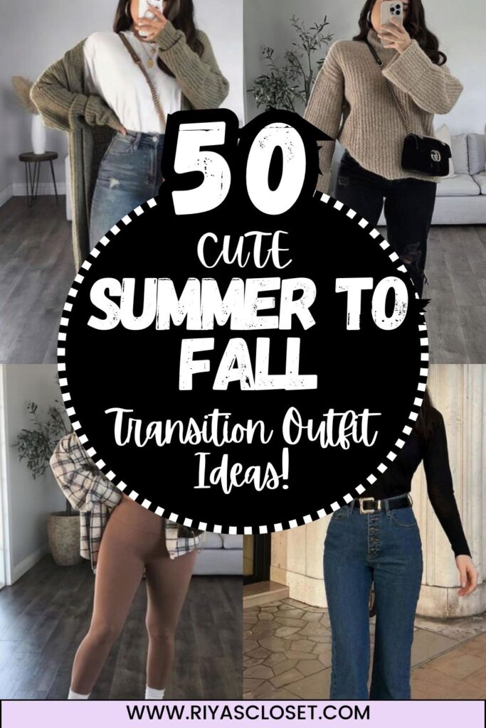 50 Cute Summer To Fall Transition Outfit Ideas!